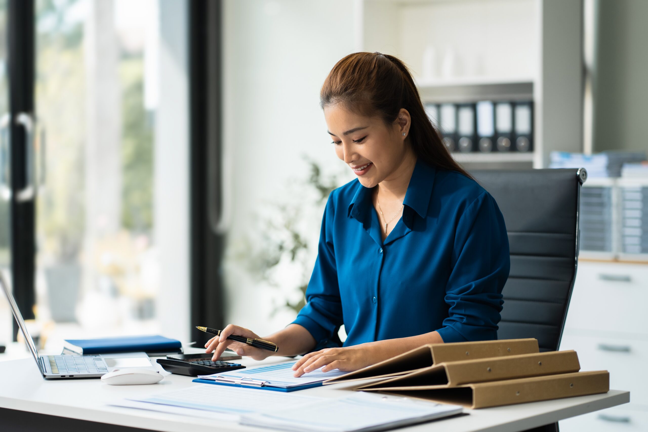 Female bookkeeper