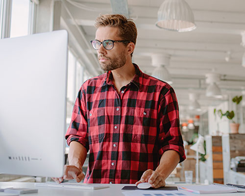 Focused business owner